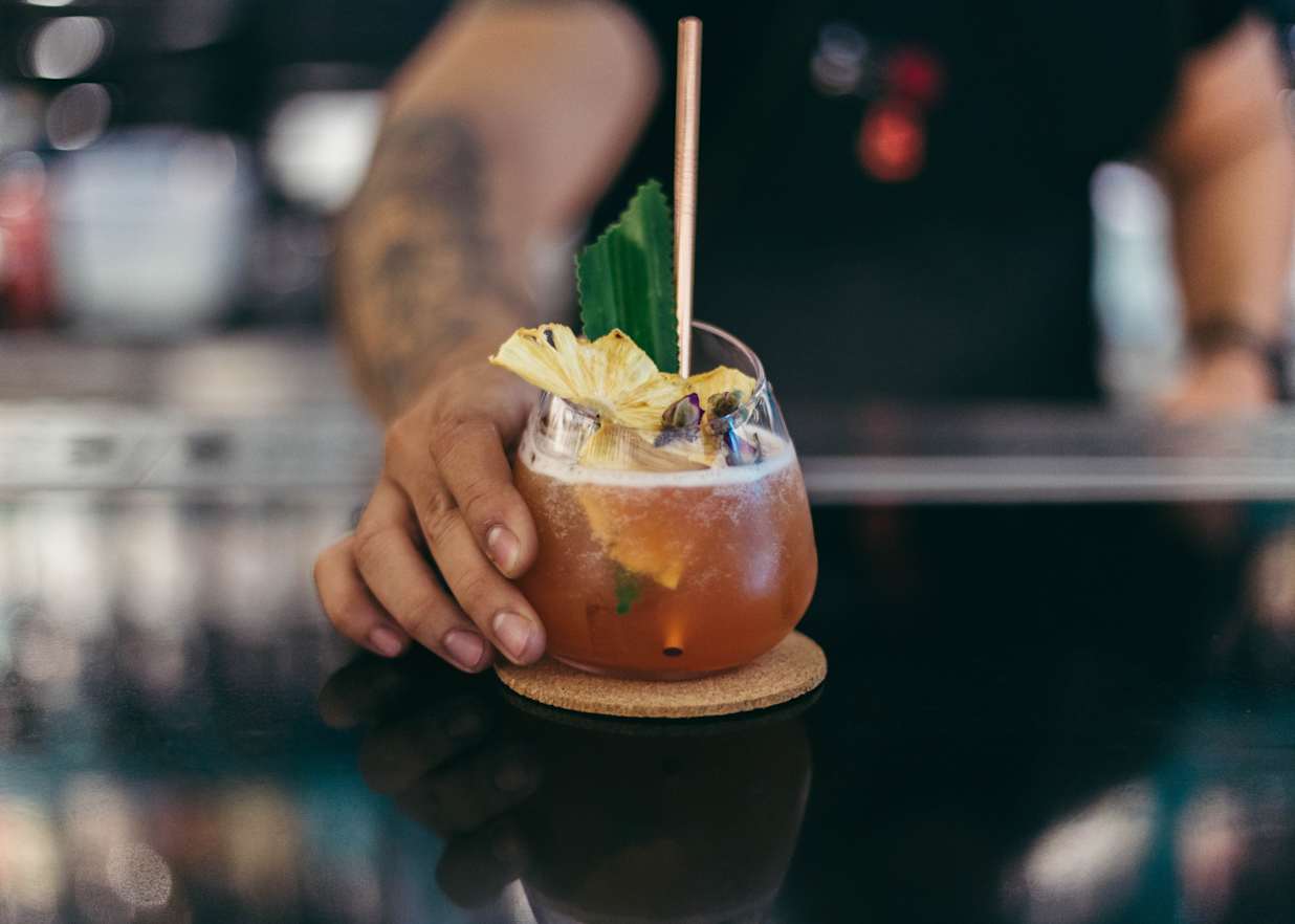 Fruity cocktail